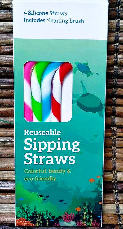 Reusable Silicone Drinking Straws
